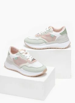 Xti Footwear Sneakers με συνδυασμό υλικών Xti 141369 - Μέντα -The Fashion Project κατάστημα sneakers me sundiasmo ulikwn xti 141369 110244 7ni3