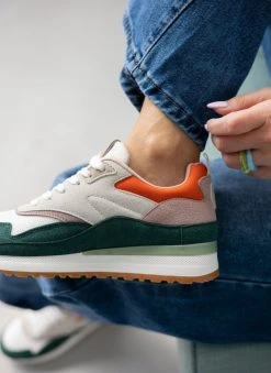 The Fashion Project Sneakers με συνδιασμό χρωμάτων - Κυπαρισσί -The Fashion Project κατάστημα sneakers me sundiasmo xrwmatwn 110983 lezx