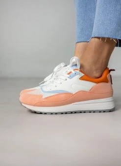 The Fashion Project Sneakers με συνδιασμό χρωμάτων - Ροδακινί -The Fashion Project κατάστημα sneakers me sundiasmo xrwmatwn 110984 12s0