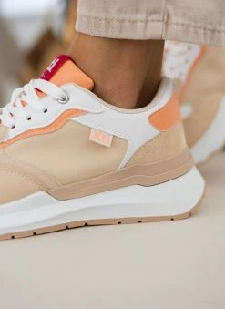 Xti Footwear Sneakers με συνδυασμό υλικών Xti 141369 - Μπεζ -The Fashion Project κατάστημα sneakers me sunduasmo ulikwn xti 141369 110243 98io