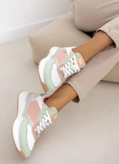 Xti Footwear Sneakers με συνδυασμό υλικών Xti 141369 - Μέντα -The Fashion Project κατάστημα sneakers me sunduasmo ulikwn xti 141369 110244 epxo