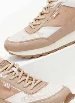 Xti Footwear Sneakers με χρυσή λεπτομέρεια Xti 140314 - Μπεζ -The Fashion Project κατάστημα sneakers me xrusi leptomereia sti sola xti 140314 106392 ki6r