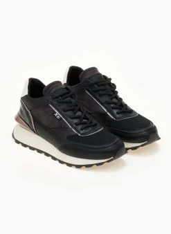 Xti Footwear Sneakers με χρυσή λεπτομέρεια Xti 140314 - Μαύρο -The Fashion Project κατάστημα sneakers me xrusi leptomereia sti sola xti 140314 106520 ivgk