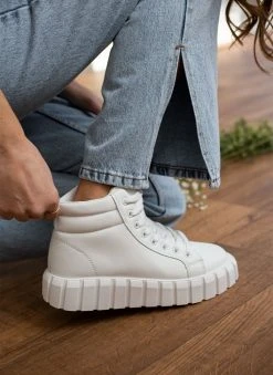 The Fashion Project Sneakers μποτάκια με σχέδιο στη σόλα - Λευκό