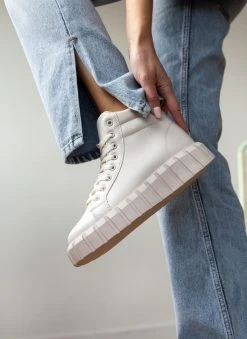 The Fashion Project Sneakers μποτάκια με σχέδιο στη σόλα - Μπεζ
