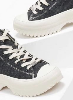 Sneakers μποτάκια με Chunky σόλα Refresh 170803 - Μαύρο -The Fashion Project κατάστημα sneakers mpotakia panina me chunky sola refresh 17 110190 17xh