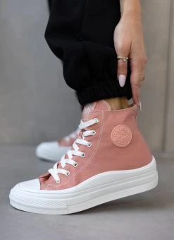 Xti Footwear Sneakers μποτάκια πάνινα Refresh 170676 - Ροδακινί