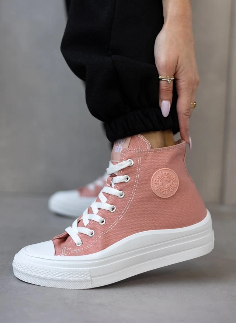 Xti Footwear Sneakers μποτάκια πάνινα Refresh 170676 - Ροδακινί 1 Xti Footwear Sneakers μποτάκια πάνινα Refresh 170676 - Ροδακινί