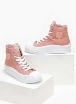 Xti Footwear Sneakers μποτάκια πάνινα Refresh 170676 - Ροδακινί 9 Xti Footwear Sneakers μποτάκια πάνινα Refresh 170676 - Ροδακινί -The Fashion Project κατάστημα sneakers mpotakia panina refresh 170676 110420 vzmh