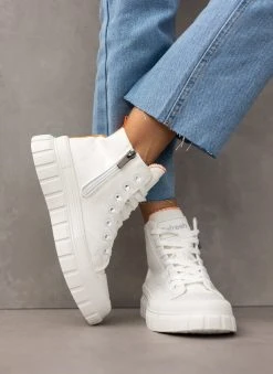 Sneakers μποτάκια πάνινα Refresh 170791 - Λευκό -The Fashion Project κατάστημα sneakers mpotakia panina refresh 170791 110293 5br2