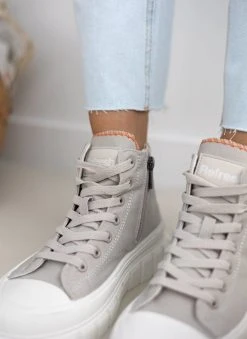 Sneakers μποτάκια πάνινα Refresh 170791 - Γκρι