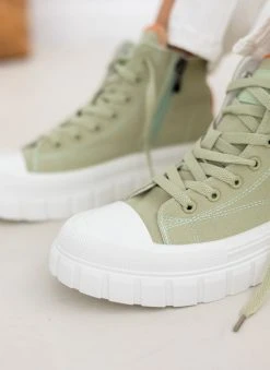 Sneakers μποτάκια πάνινα Refresh 170791 - Μέντα -The Fashion Project κατάστημα sneakers mpotakia panina refresh 170791 110295 gjhw