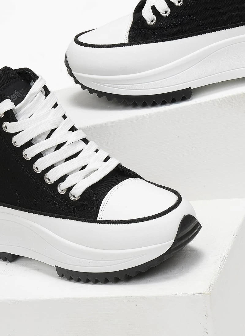 Sneakers μποτάκια πάνινα Refresh 170846 - Μαύρο 3 Sneakers μποτάκια πάνινα Refresh 170846 - Μαύρο - Image 3