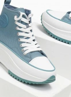 Sneakers μποτάκια πάνινα Refresh 170846 - Μπλε Jean -The Fashion Project κατάστημα sneakers mpotakia panina refresh 170846 111306 rl0f