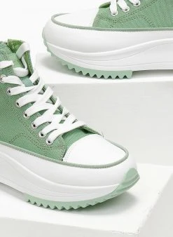 Sneakers μποτάκια πάνινα Refresh 170846 - Μέντα 12 Sneakers μποτάκια πάνινα Refresh 170846 - Μέντα -The Fashion Project κατάστημα sneakers mpotakia panina refresh 170846 111307 09g4