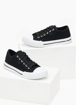 The Fashion Project Sneakers πάνινα - Μαύρο 11 The Fashion Project Sneakers πάνινα - Μαύρο -The Fashion Project κατάστημα sneakers panina 99865 lu20