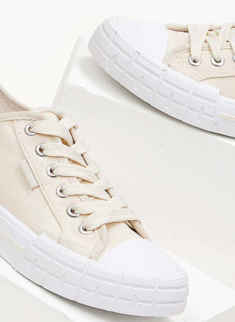 The Fashion Project Sneakers πάνινα - Μπεζ 3 The Fashion Project Sneakers πάνινα - Μπεζ - Image 3