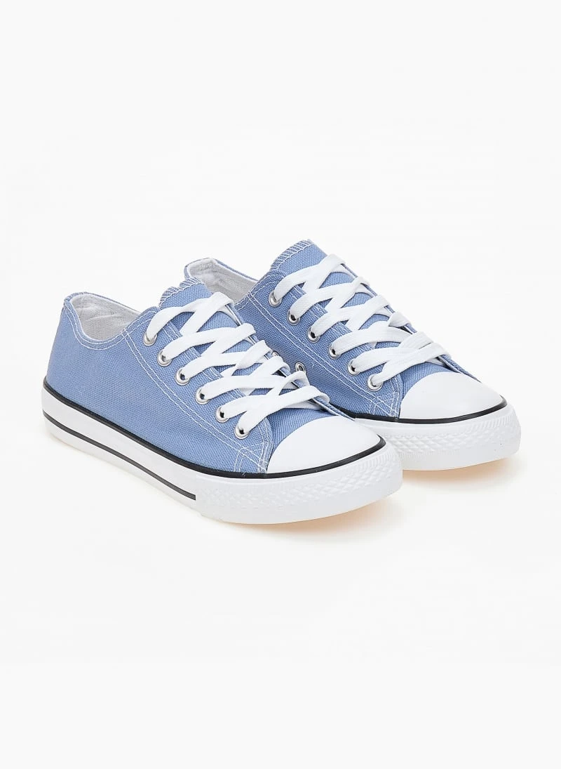 The Fashion Project Sneakers πάνινα Basic με κορδόνια - Γαλάζιο 5 The Fashion Project Sneakers πάνινα Basic με κορδόνια - Γαλάζιο - Image 5