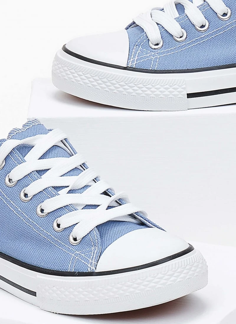 The Fashion Project Sneakers πάνινα Basic με κορδόνια - Γαλάζιο 6 The Fashion Project Sneakers πάνινα Basic με κορδόνια - Γαλάζιο - Image 6