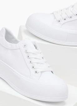 The Fashion Project Sneakers πάνινα με διπλή σόλα - Λευκό 9 The Fashion Project Sneakers πάνινα με διπλή σόλα - Λευκό -The Fashion Project κατάστημα sneakers panina me dipli sola 99915 1je5