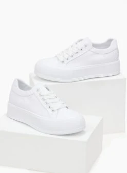 The Fashion Project Sneakers πάνινα με διπλή σόλα - Λευκό 11 The Fashion Project Sneakers πάνινα με διπλή σόλα - Λευκό -The Fashion Project κατάστημα sneakers panina me dipli sola 99915 6ult