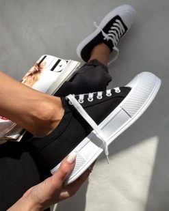 The Fashion Project Sneakers πάνινα με διπλή σόλα - Μαύρο 13 The Fashion Project Sneakers πάνινα με διπλή σόλα - Μαύρο -The Fashion Project κατάστημα sneakers panina me dipli sola 99916 9g4h