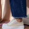 The Fashion Project Sneakers πάνινα με διπλή σόλα - Μπεζ