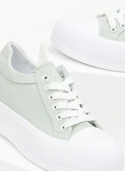 The Fashion Project Sneakers πάνινα με διπλή σόλα - Βεραμάν -The Fashion Project κατάστημα sneakers panina me dipli sola 99918 e5fx