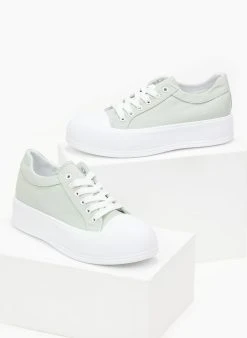 The Fashion Project Sneakers πάνινα με διπλή σόλα - Βεραμάν -The Fashion Project κατάστημα sneakers panina me dipli sola 99918 zugx