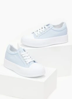 The Fashion Project Sneakers πάνινα με διπλή σόλα - Γαλάζιο -The Fashion Project κατάστημα sneakers panina me dipli sola 99919 bchv