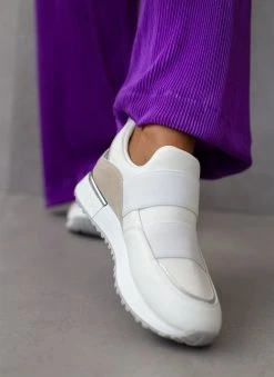 The Fashion Project Sneakers Slip On με λάστιχα - Λευκό 10 The Fashion Project Sneakers Slip On με λάστιχα - Λευκό -The Fashion Project κατάστημα sneakers slip on me lastixa 106049 66km