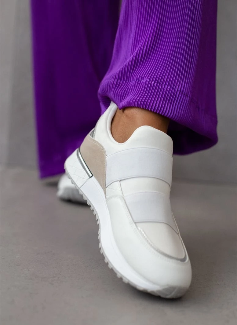 The Fashion Project Sneakers Slip On με λάστιχα - Λευκό 4 The Fashion Project Sneakers Slip On με λάστιχα - Λευκό - Image 4