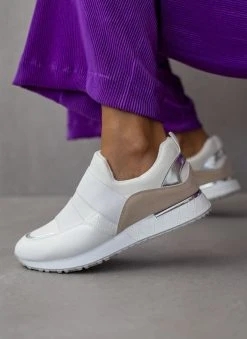 The Fashion Project Sneakers Slip On με λάστιχα - Λευκό