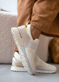 The Fashion Project Sneakers Slip On με λάστιχα - Μπεζ