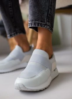 The Fashion Project Sneakers Slip On με λάστιχα - Γκρι -The Fashion Project κατάστημα sneakers slip on me lastixa 106052 74i7