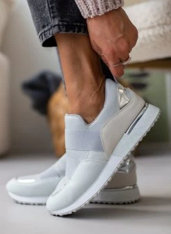 The Fashion Project Sneakers Slip On με λάστιχα - Γκρι -The Fashion Project κατάστημα sneakers slip on me lastixa 106052 ufou