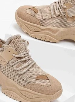 The Fashion Project Sneakers Slip On με Suede λεπτομέρειες - Πούρο -The Fashion Project κατάστημα sneakers slip on me suede leptomereies 102037 3pf4