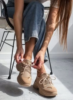 The Fashion Project Sneakers Slip On με Suede λεπτομέρειες - Πούρο -The Fashion Project κατάστημα sneakers slip on me suede leptomereies 102037 478k