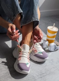 The Fashion Project Sneakers Slip On με Suede λεπτομέρειες - Multi