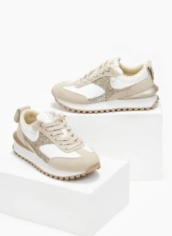 Xti Footwear Sneakers Suede με Glitter Xti 141027 - Μπεζ 11 Xti Footwear Sneakers Suede με Glitter Xti 141027 - Μπεζ -The Fashion Project κατάστημα sneakers suede me glitter xti 141027 110246 dmvf