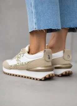 Xti Footwear Sneakers Suede με Glitter Xti 141027 - Μπεζ 10 Xti Footwear Sneakers Suede με Glitter Xti 141027 - Μπεζ -The Fashion Project κατάστημα sneakers suede me glitter xti 141027 110246 krk5