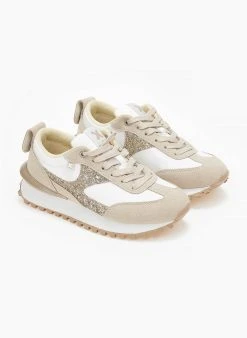 Xti Footwear Sneakers Suede με Glitter Xti 141027 - Μπεζ 9 Xti Footwear Sneakers Suede με Glitter Xti 141027 - Μπεζ -The Fashion Project κατάστημα sneakers suede me glitter xti 141027 110246 v833