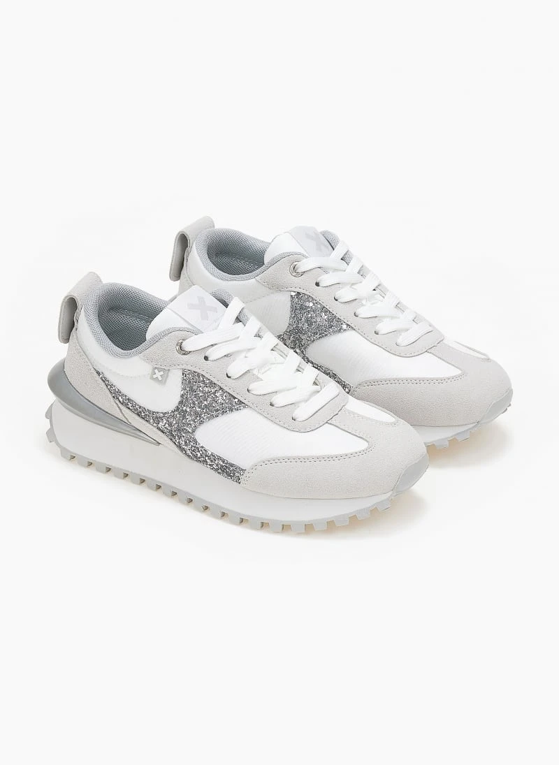 Xti Footwear Sneakers Suede με Glitter Xti 141027 - Γκρι 5 Xti Footwear Sneakers Suede με Glitter Xti 141027 - Γκρι - Image 5