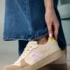 The Fashion Project Sneakers Suede σε συνδυασμούς χρωμάτων - Μπεζ