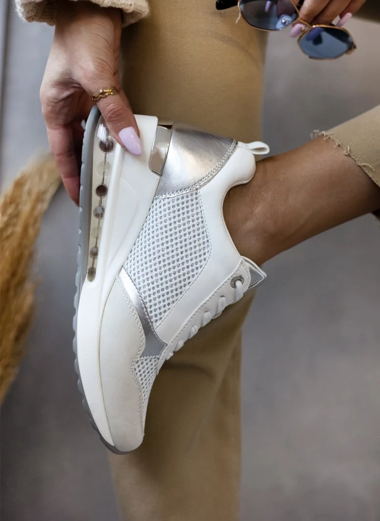 Xti Footwear Sneakers Wedges με αερόσολα Xti 141377 - Λευκό 7 Xti Footwear Sneakers Wedges με αερόσολα Xti 141377 - Λευκό - Image 7