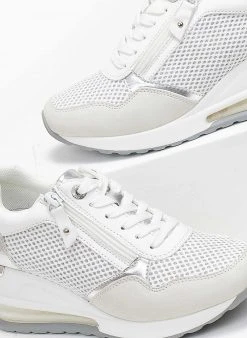 Xti Footwear Sneakers Wedges με αερόσολα Xti 141377 - Λευκό 9 Xti Footwear Sneakers Wedges με αερόσολα Xti 141377 - Λευκό -The Fashion Project κατάστημα sneakers wedges me psili aerosola xti 141377 110176 zi0w