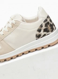 The Fashion Project Sneakers χαμηλά με διχρωμία - Leopard -The Fashion Project κατάστημα sneakers xamila me dixrwmia 111263 flvy