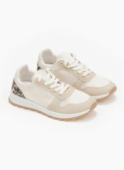 The Fashion Project Sneakers χαμηλά με διχρωμία - Leopard -The Fashion Project κατάστημα sneakers xamila me dixrwmia 111263 ksaf