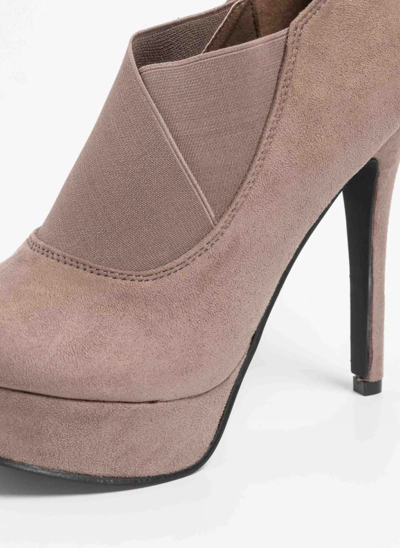 The Fashion Project Μποτάκια αστραγάλου με λάστιχα - Πούρο 3 The Fashion Project Μποτάκια αστραγάλου με λάστιχα - Πούρο - Image 3