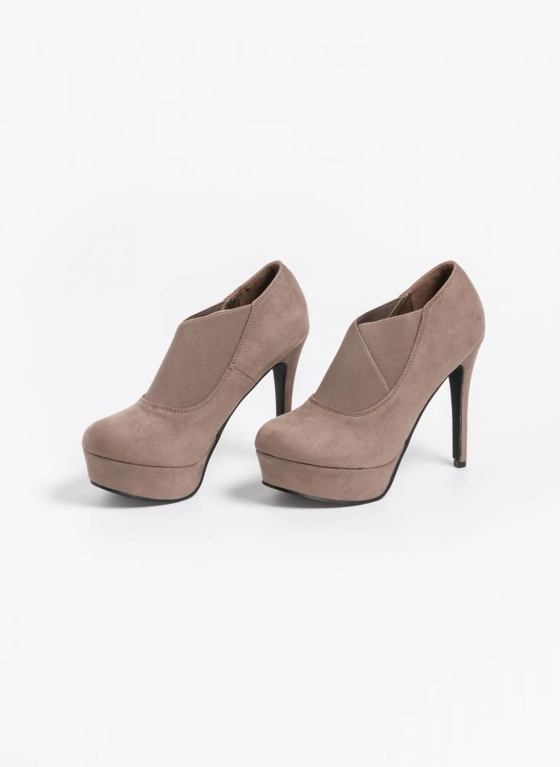 The Fashion Project Μποτάκια αστραγάλου με λάστιχα - Πούρο 2 The Fashion Project Μποτάκια αστραγάλου με λάστιχα - Πούρο - Image 2